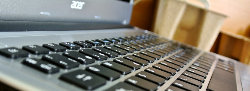 Laptop Tastatur Digitalisierung