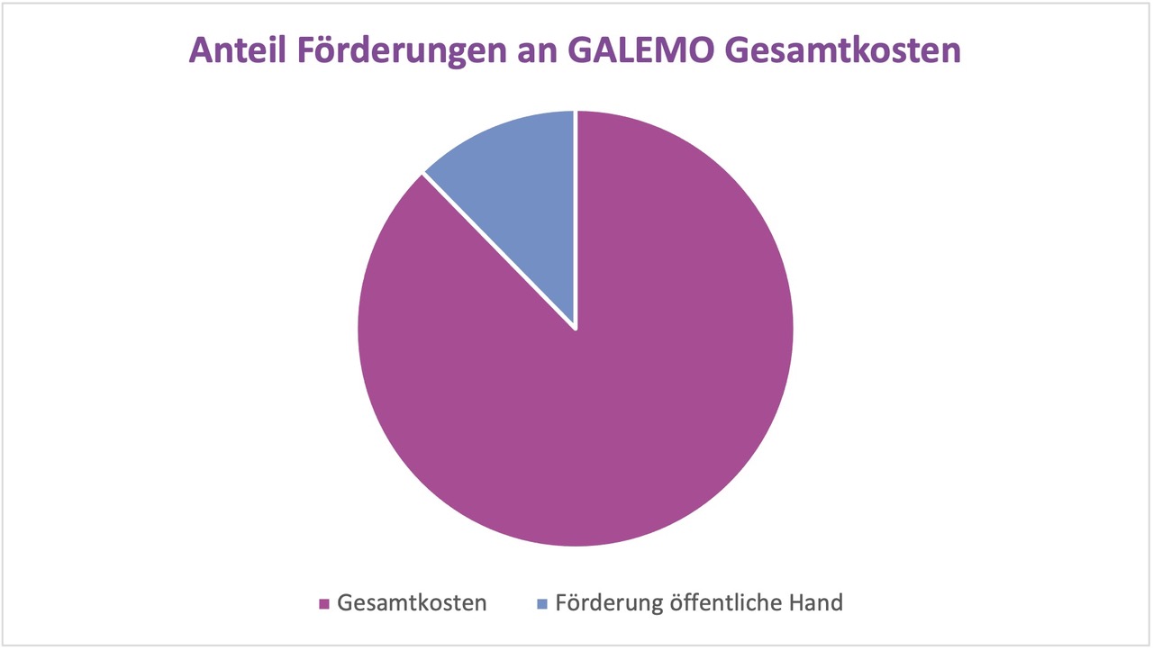 Anteil öffentlicher Förderungen an Gesamtkosten SJ 2324